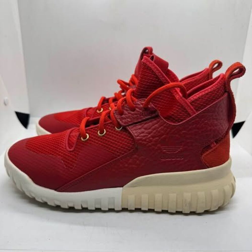 Adidas Tubular X CNY Size 6.5 Red Shoes Sneakers